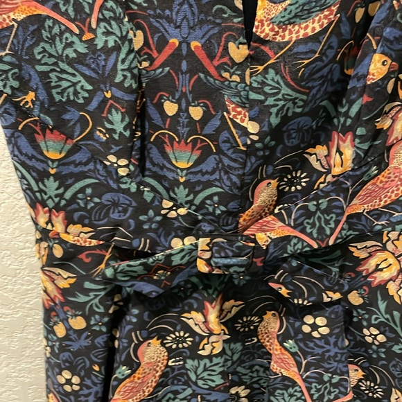 Anthropologie Fine Corduroy Bird Party Dress - Picture 5 of 5